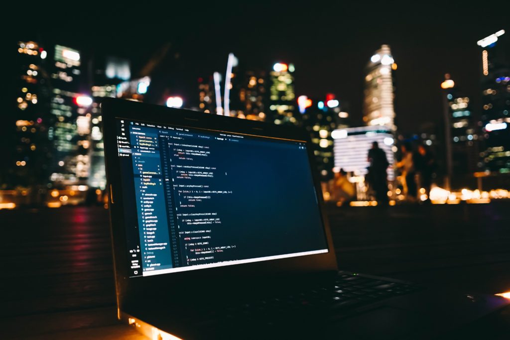 プログラミングと夜景